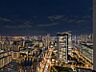 バルコニー：【眺望】　仕事終わりのホッとする時間帯。都心の夜景が心を癒してくれる