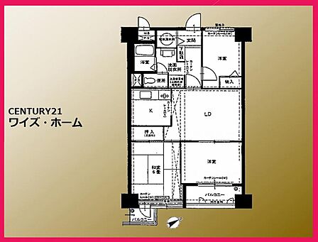 【間取り図】 2LDK