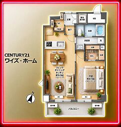 ドルミ代々木 1LDKの間取図画像