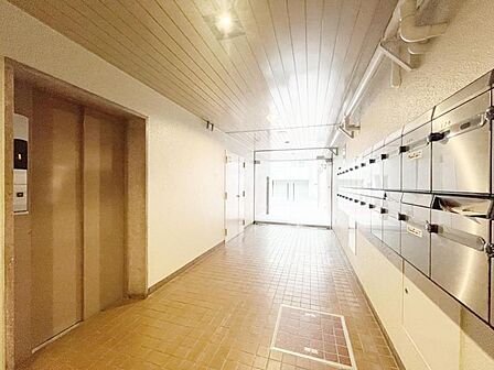 【エントランス】優雅さも感じられる重厚で高級感のあるエントランスです。