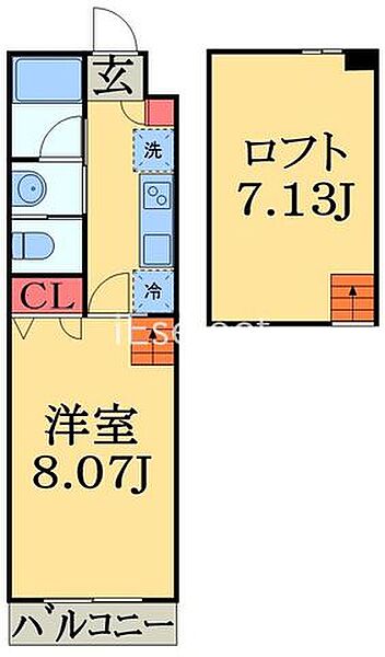 アール・ヴェール ｜千葉県千葉市中央区矢作町(賃貸アパート1K・1階・24.33㎡)の写真 その2