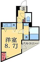 クレイドル千葉  ｜ 千葉県千葉市中央区院内１丁目（賃貸マンション1R・7階・23.14㎡） その2