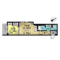 アスペクト  ｜ 千葉県千葉市中央区大森町（賃貸アパート1DK・1階・26.48㎡） その2