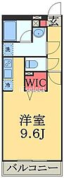 リブリ-Persimmon 1Kの間取図画像