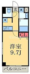金太郎ヒルズ18'★ 1Kの間取図画像