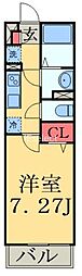 グレイス幕張1 1Kの間取図画像