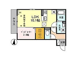 さくらガーデン 102 ｜ 新潟県上越市東城町3丁目14-21（賃貸アパート1LDK・1階・34.76㎡） その2