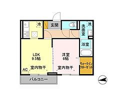 間取図画像 1LDK