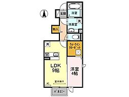 アルテイシア 1LDKの間取図画像