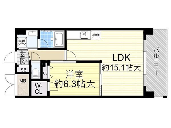 ア・ミュゼ新大阪 ｜大阪府大阪市淀川区西宮原２丁目(賃貸マンション1LDK・3階・50.70㎡)の写真 その2