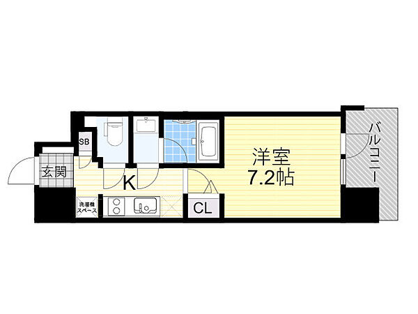 スプランディッド十三本町 ｜大阪府大阪市淀川区十三本町１丁目(賃貸マンション1K・2階・24.48㎡)の写真 その2