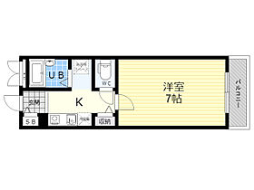 グランベイ豊新  ｜ 大阪府大阪市東淀川区豊新２丁目6番1号（賃貸マンション1K・2階・22.51㎡） その2