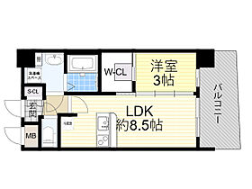 セレニテ西中島アリア壱番館  ｜ 大阪府大阪市淀川区西中島２丁目11番24号（賃貸マンション1LDK・10階・30.96㎡） その2