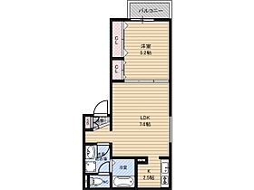 ブルーキューブ  ｜ 大阪府大阪市東淀川区菅原１丁目4番14号（賃貸アパート1LDK・1階・36.56㎡） その2