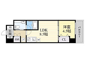 La CASA新北野  ｜ 大阪府大阪市淀川区十三元今里１丁目（賃貸マンション1LDK・3階・34.73㎡） その2