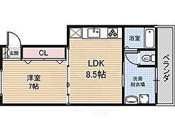 水川マンション 3階/-
