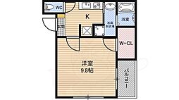 フジパレス淀川WEST 1Kの間取図画像