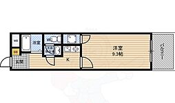 ヴェローノ新大阪南 1Kの間取図画像