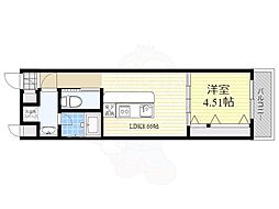 ガレリア加島 1LDKの間取図画像