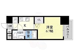 アドバンス新大阪ラシュレ 5階/-