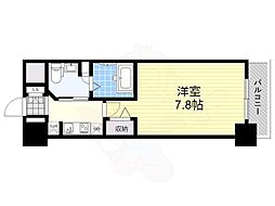 エステムコート新大阪6エキスプレイス 1Kの間取図画像