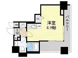 セイワパレス東三国駅前 ワンルームの間取図画像