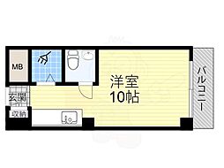 ビジネス新大阪 ワンルームの間取図画像