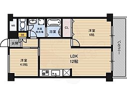パークロッジ 2LDKの間取図画像