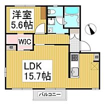 フレグランスコスモス　B  ｜ 長野県飯田市松尾新井（賃貸アパート1LDK・1階・54.13㎡） その2