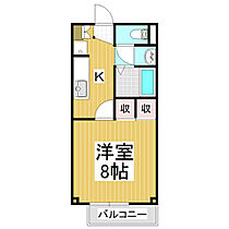 レジデンス塚平  ｜ 長野県飯田市高羽町6丁目（賃貸アパート1K・2階・28.03㎡） その2