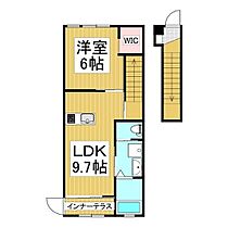 サンテラス（Sun　Terrace）  ｜ 長野県飯田市座光寺（賃貸アパート1LDK・2階・43.19㎡） その2