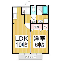 ハイツＦＫ  ｜ 長野県飯田市松尾寺所（賃貸アパート1LDK・1階・38.88㎡） その2