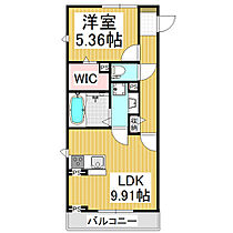 ヴィラ田園  ｜ 長野県飯田市上郷飯沼（賃貸アパート1LDK・3階・41.59㎡） その2