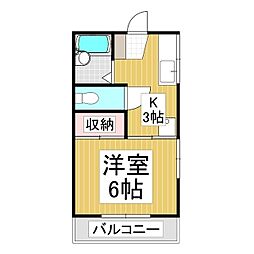 間取図画像 1K