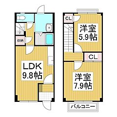 物件の間取り