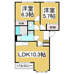 物件の間取り