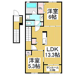 物件の間取り
