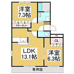 物件の間取り