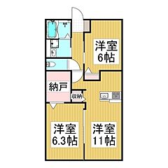 物件の間取り