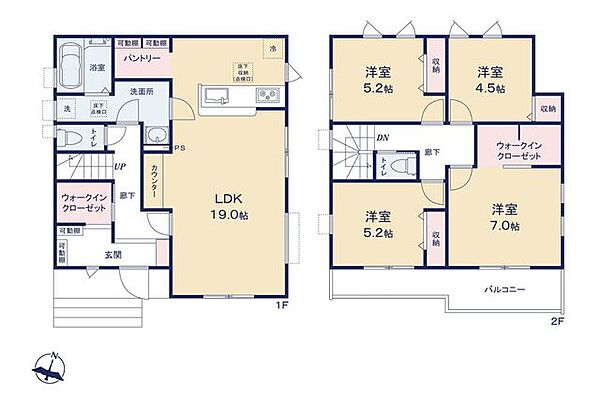 間取りを拡大表示