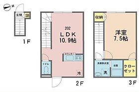 東京都江東区北砂７丁目5-7（賃貸アパート1LDK・2階・47.02㎡） その2