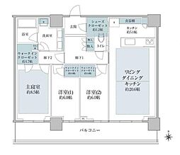 間取図画像 3LDK