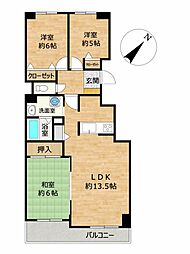 間取図画像 3LDK