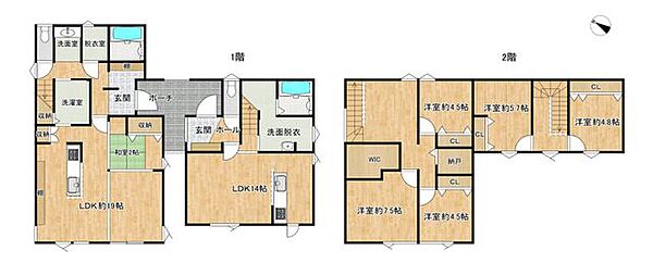 間取りを拡大表示