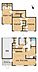 間取り：【間取り図】間取りは3LDKの二階建てです。2階にある和室2部屋は洋室に変更し、洋室3部屋となります。各部屋が独立しているので、お子様の勉強部屋としてもお使いいただけます。