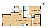 間取り：【間取り図】間取りは2ＬＤＫの平家建てです。和室をリビングに拡張し、洋室2部屋となりました。各居室収納スペース付きなのでお部屋を広くお使いいただけるお家です。