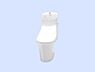 トイレ：【同仕様写真】トイレはリクシル製の温水洗浄便座トイレに新品交換致します。天井・壁のクロス、床のクッションフロアを張り替えて、清潔感溢れる空間になります。