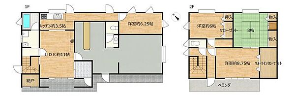 間取りを拡大表示