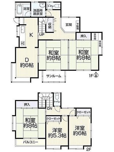 間取りを拡大表示