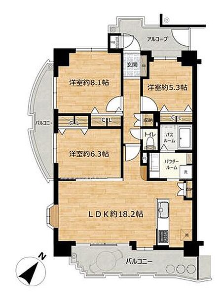 リフォーム後間取り図です。